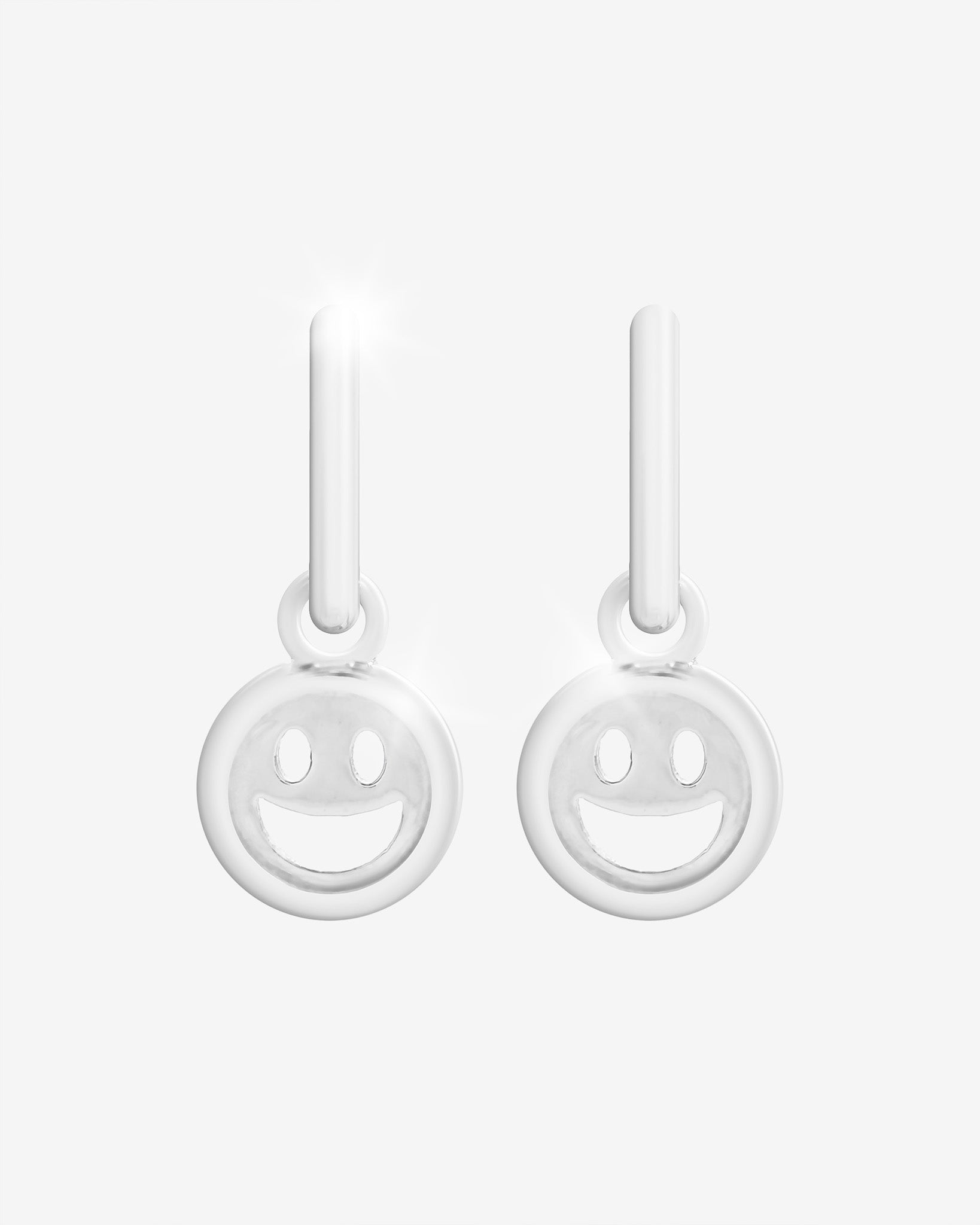 2 Pack Happy & Peace Huggie Hoop Earrings